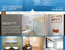 Tablet Screenshot of jjshowerdoor.com